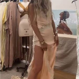 Jen's Pirate Booty chapel Maxi Dress in peach